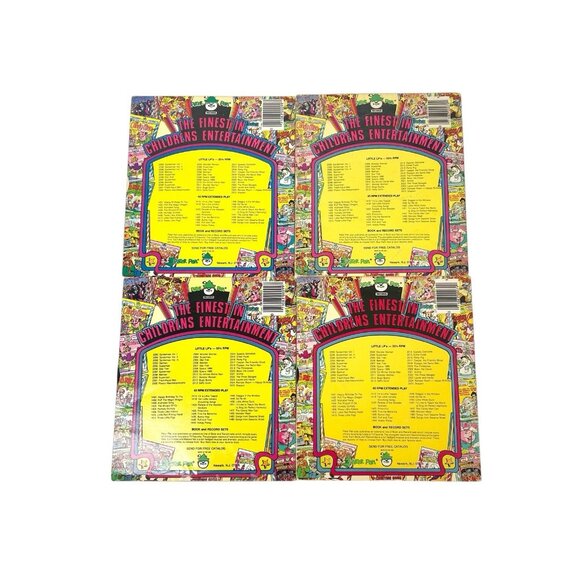 Lot Of 4 Vintage Peter Pan 45 RPM Extended Play Children's Four Vinyl Records - Picture 2 of 7